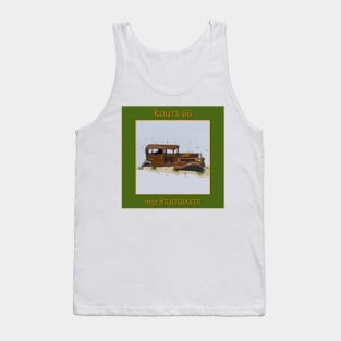 1932 Studebaker on Route 66 in Petroglyph National Park Tank Top